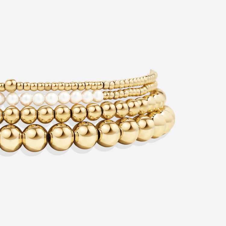 Everyday Pearl Bracelet Stacking Set — view 6