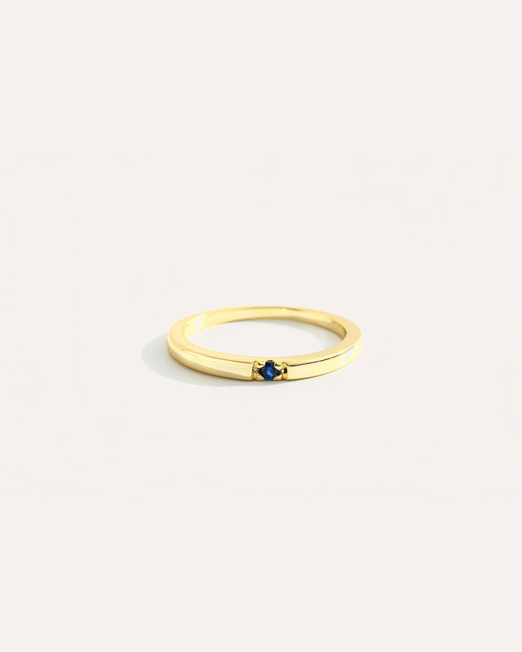 Dainty Stackable Birthstone Ring by MATCHIN