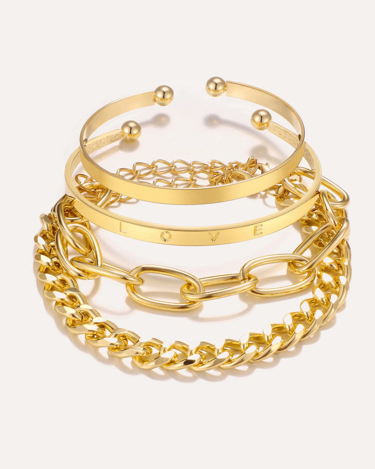 Elan Mercer Bracelet Set by MATCHIN