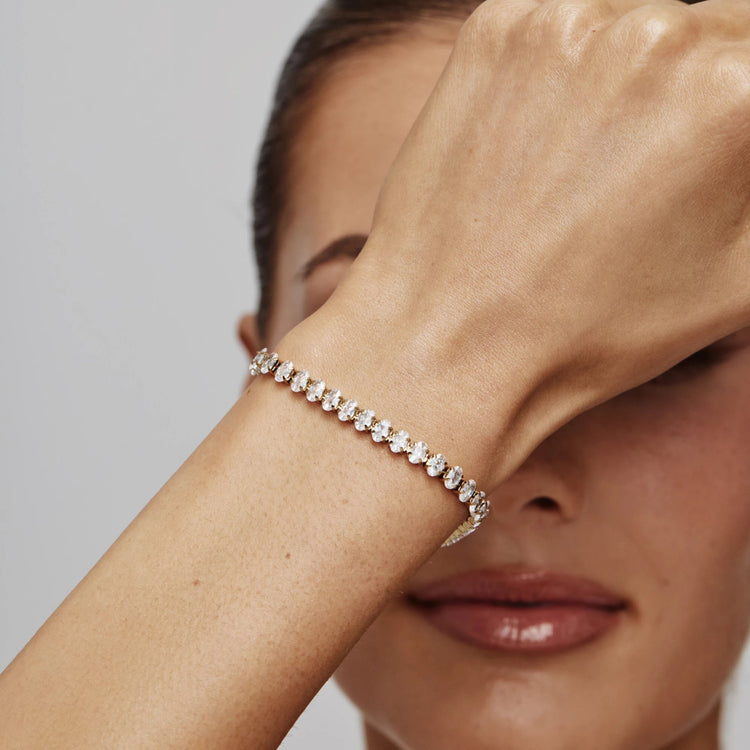 Marquise Tennis Bracelet — view 3