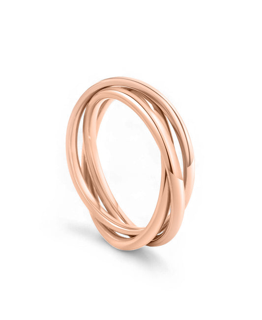 Dainty Interlocking Fidget Ring — view 9