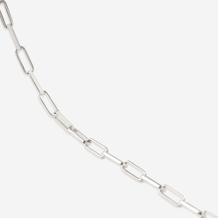 Paperclip Chain Necklace with Hinge Closure — view 9