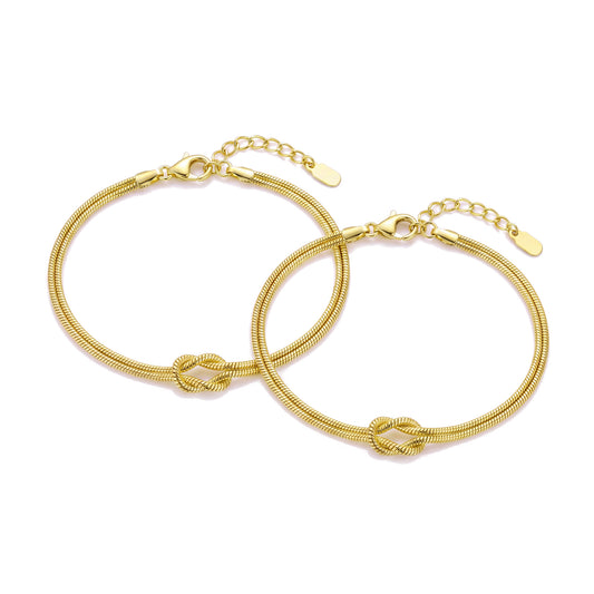 Forever Knot Bracelet duo [cart-only]