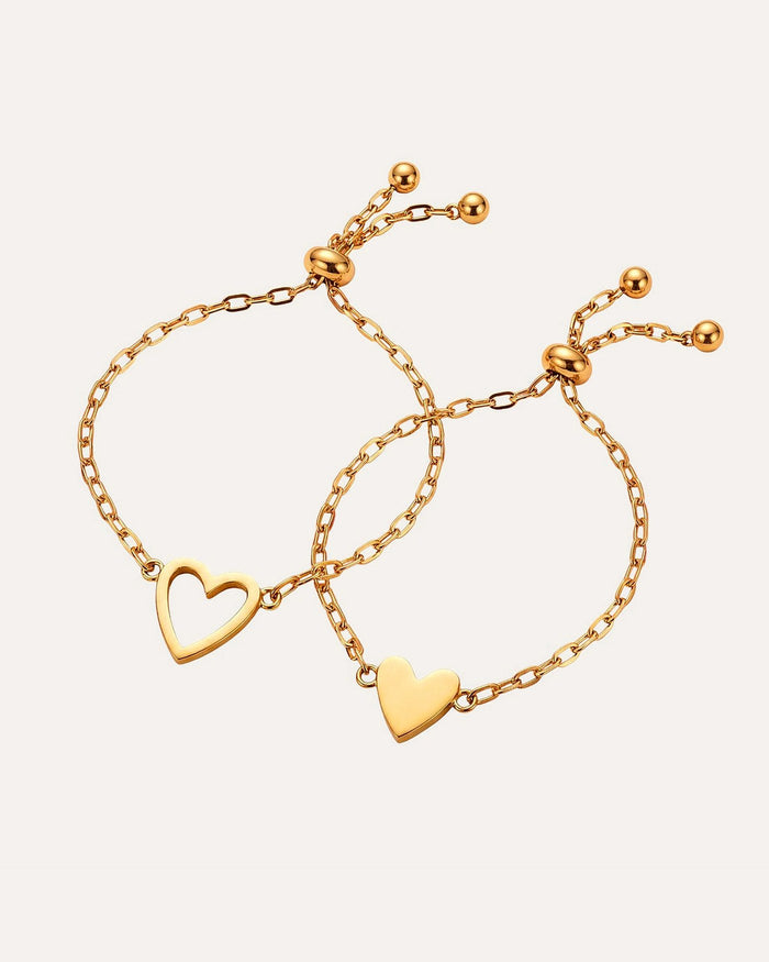Matchin Heart Bracelets