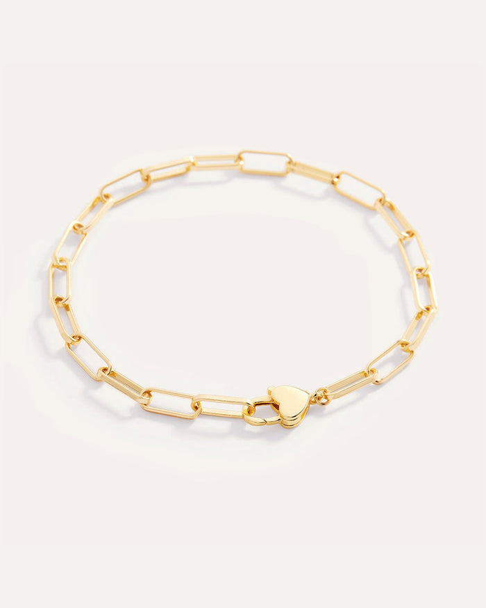 Heart Padlock Bracelet