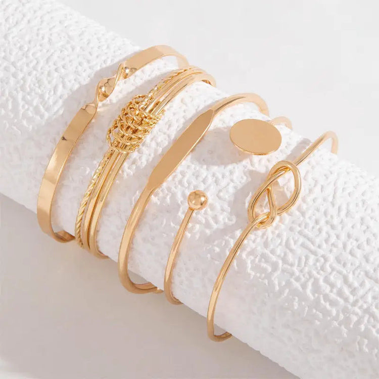 Knotted Elegance Bracelet Set — view 6