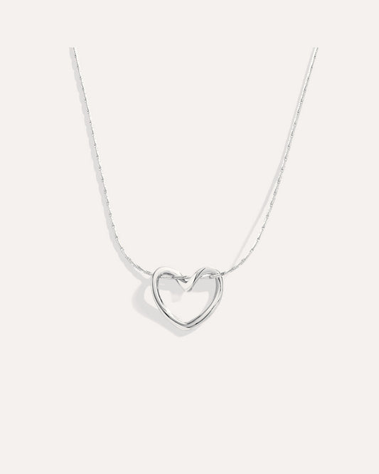 Open Heart Necklace — view 10