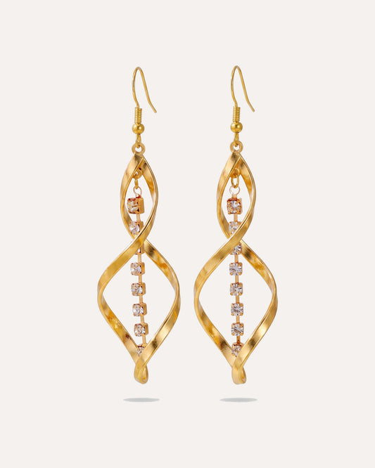 Sunbeam Spiral Earrings by MATCHIN